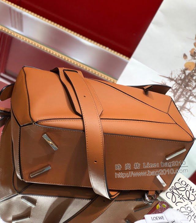 LOEWE經典爆款包包 羅意威中號Puzzle幾何拼接手提斜挎包 10171  tcl1149
